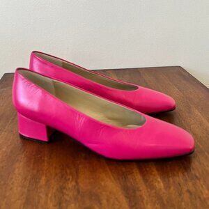 Liz Claiborne Pink Leather Heels